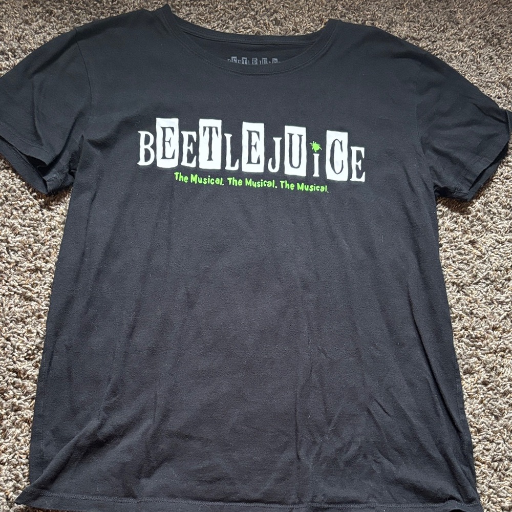 Beetlejuice Black Short Sleeve Tee